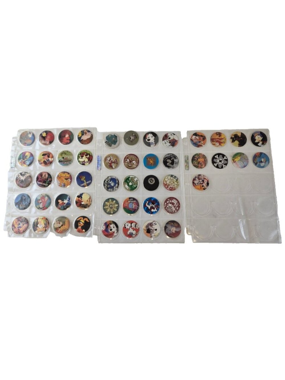 Pogs Lot Vintage Milk Caps Assorted Collection 90s Disney Collectible 49 Pogs
